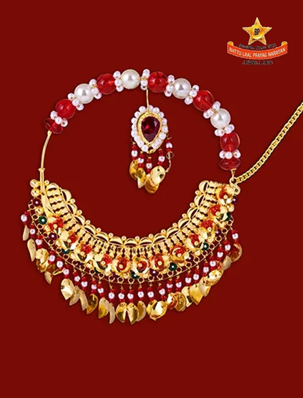 Traditional Beauty: Must-Have Pure Gold Garhwali Naths