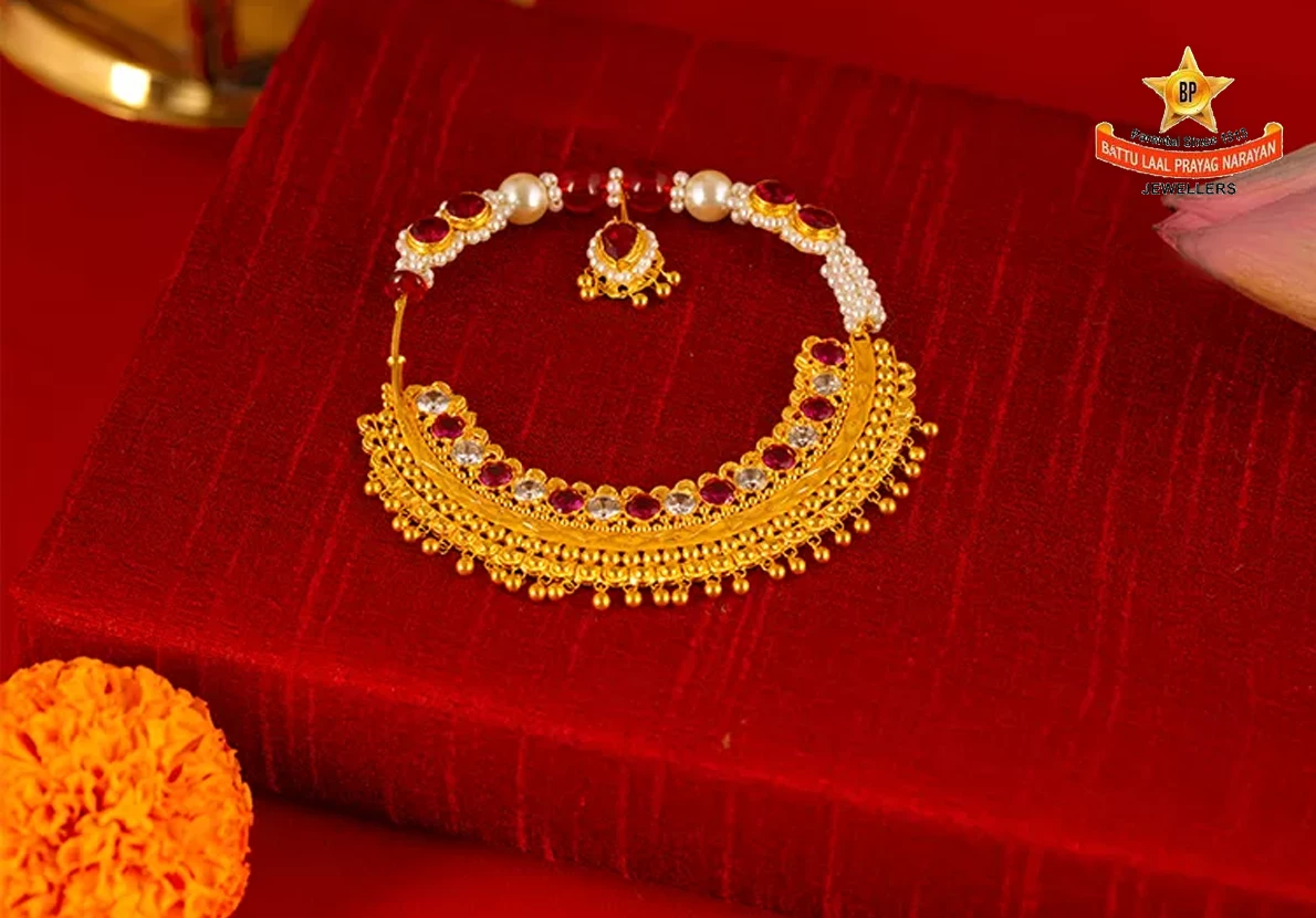 Traditional Beauty: Must-Have Pure Gold Garhwali Naths